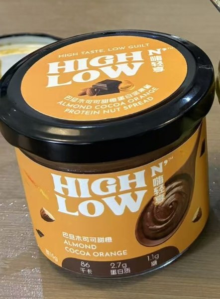 High n' Low Almond Cocoa Orange Protein Nut Spread 125g