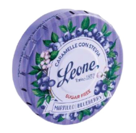 BLUEBERRIES CANDIES WITH STEVIA CLICK CLACK TIN