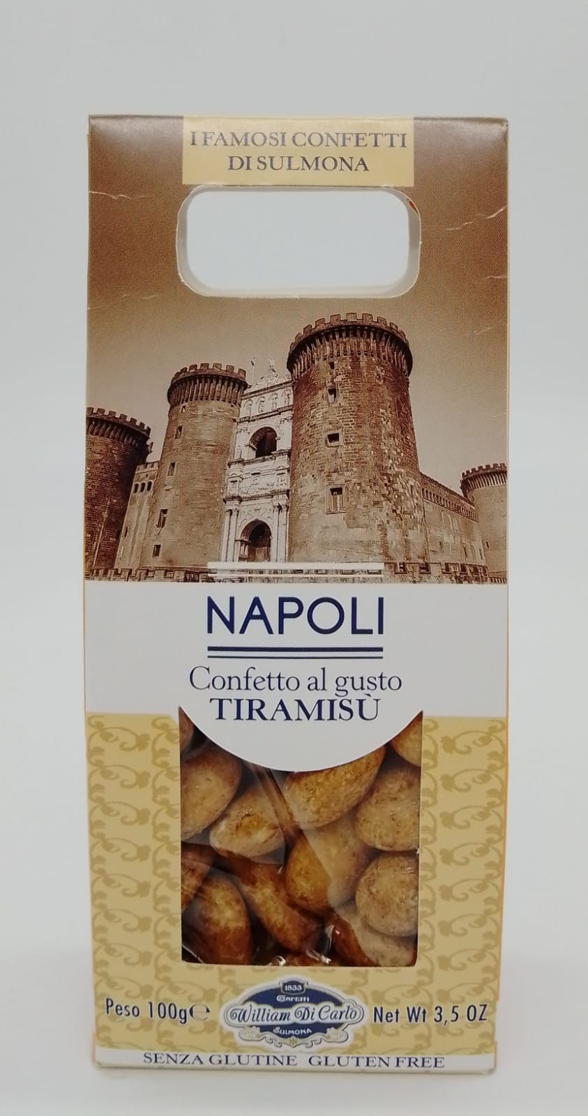ALMOND W TIRAMISU CHOC AND SUGAR NAPLES