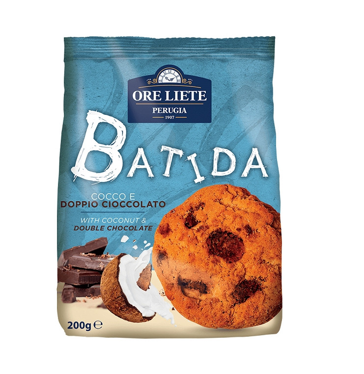 Coconut Biscuits with Milk Chocolate and Dark Chocolate 200g