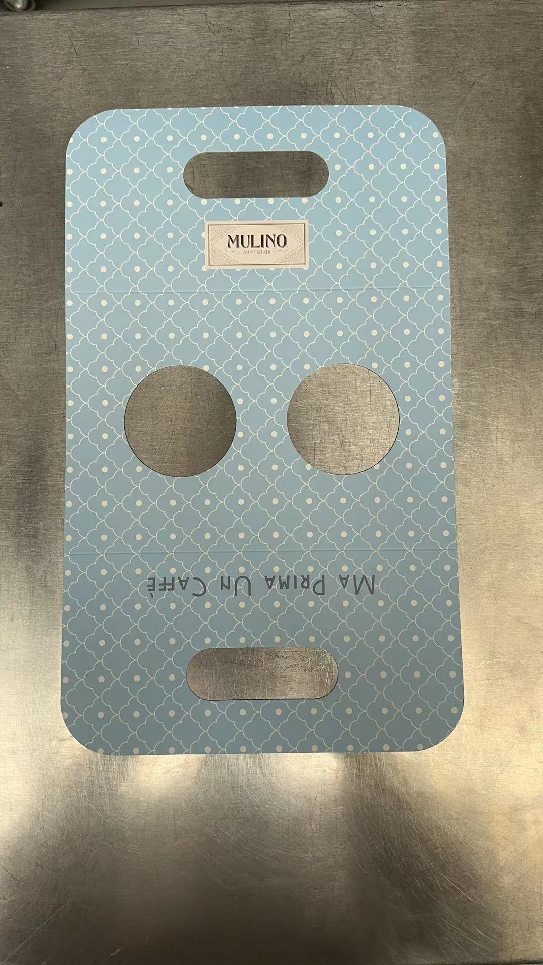 mulino coffee sleeve （blue double）