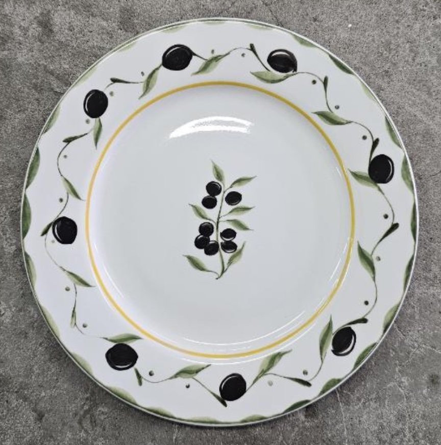 Plate 22.5cm (olive)
