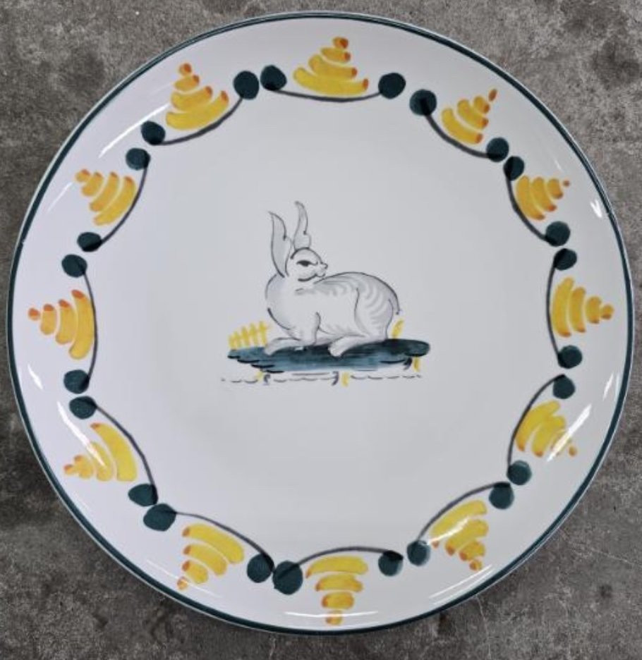 Plate 27cm (rabbit)