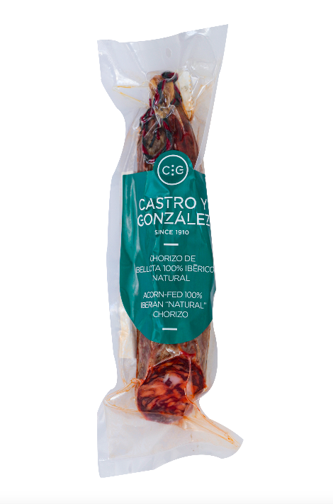 CASTRO HALF PIECE-ACORN FED 100% IBERIAN CHORIZO 1/2