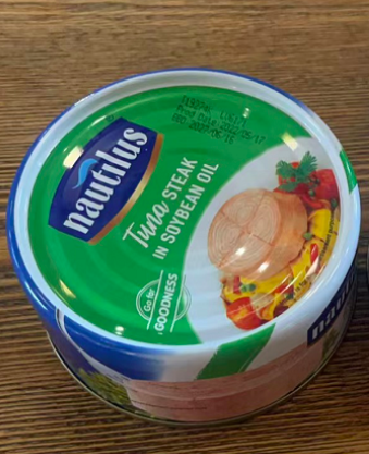 Tuna Steak in soybean oil