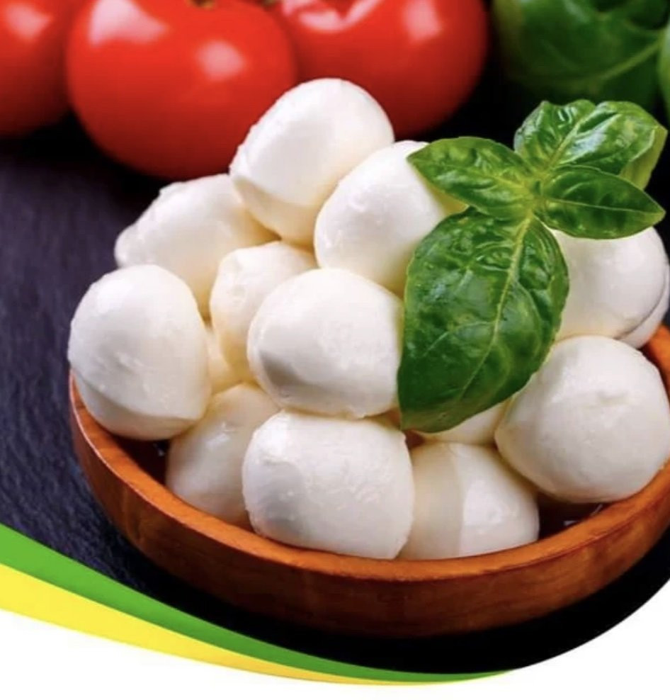 Frozen Cow's Milk Cherry Size Mozzarella 500g