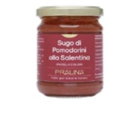 PRALINA. S.p.A. CHERRY TOMATO SAUCE ALLA SALENTINA 180g