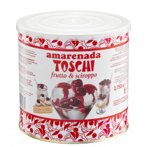 Candied cherries in syrup