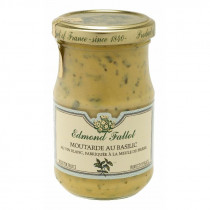 Fallot Basil Dijon Mustard - Glass jar