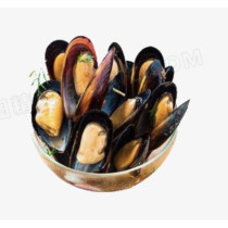 FROZEN COOKED WHOLE SHELL MUSSELS 1kg
