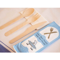 Disposable knife and fork