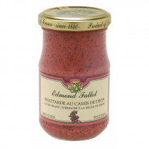 Fallot Blackcurrant White Wine Dijon Mustard - Glass Jar