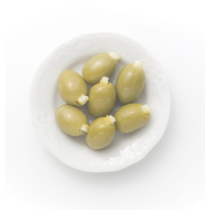 Green olives with lemon & rosemary in sfo 2kg