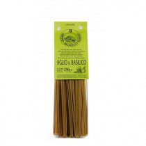 Pastificio Morelli Pasta with Wheat Germ, Garlic and Basil - Linguine