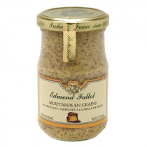 Fallot Seed Style White Wine Dijon Mustard - Glass Jar