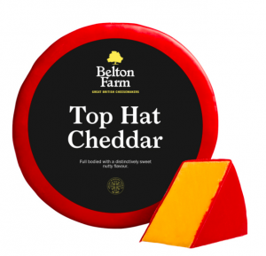 CC Mild Coloured Cheddar Ring Red Wax 2kg