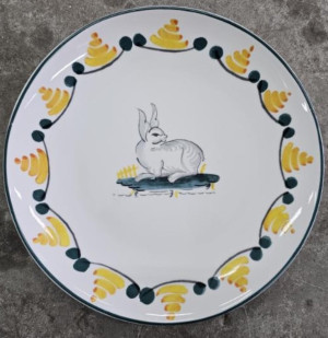 Plate 27cm (rabbit)