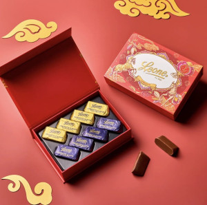 蕾欧娜马年限定混合口味榛子船形巧克力礼盒(巧克力制品)