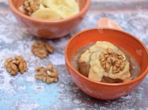 High n' Low Banana Chocolate Walnut Flavored Gelato 3kg