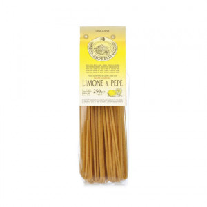 Pastificio Morelli Pasta with wheat germ, Lemon and Pepper - Linguine