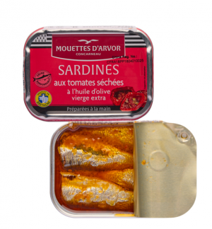 Sardines with Sundried Tomatoes and Extra Virgin Olive Oil