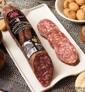 Iberian acorn fed black pig crellen sausage
