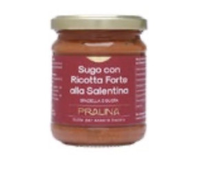 PRALINA. S.p.A. TOMATO SAUCE WITH RICOTTA FORTE ALLA SALENTINA 180g